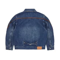 SAVOY DENIM JACKET [CHALK WASH], back view (2 of 4)