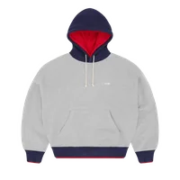HMP DOUBLE UP HOODIE [HEATHER GREY], front view (1 of 4)