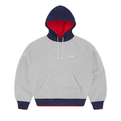 HMP DOUBLE UP HOODIE [HEATHER GREY]