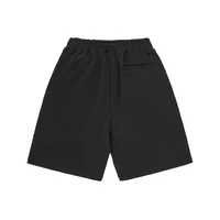 ISLAND PUFF PRINT SWEATSHORT [BLACK], back view (2 of 3)