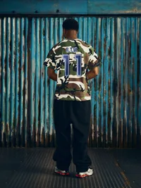 GIAPPONESE COTTON JERSEY [WOODLAND CAMO], close-up (5 of 5)