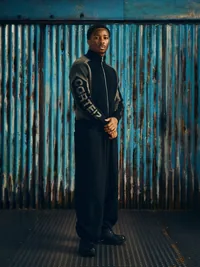 PRECISION KNIT ZIP UP [BLACK], detail (4 of 5)