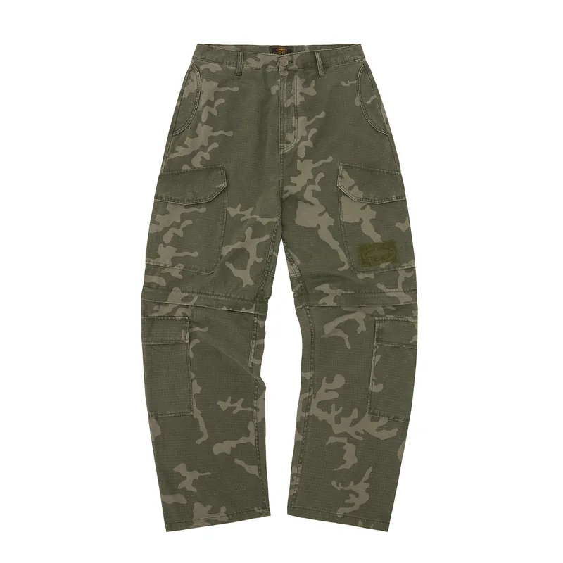 GUERILLAZ CONVERTIBLE PANT [GREEN CAMO], front view (1 of 5)