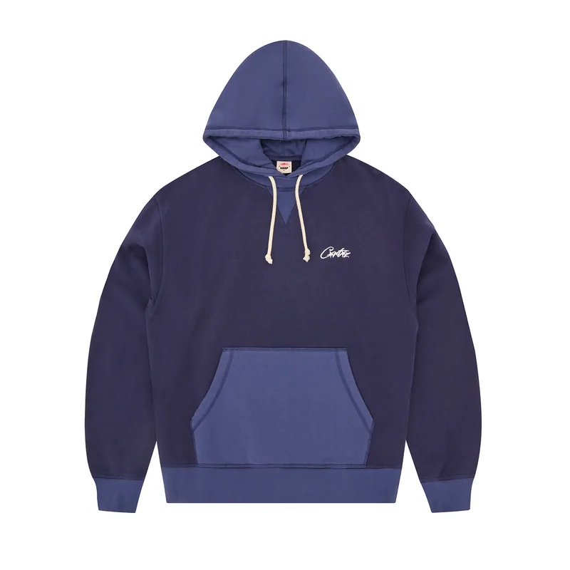 HMP CONTRAST HOODIE [NAVY], front view (1 of 4)