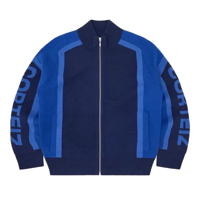 PRECISION KNIT ZIP UP [NAVY]
