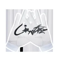 LEATHER GLOVES [WHITE], back view (2 of 4)