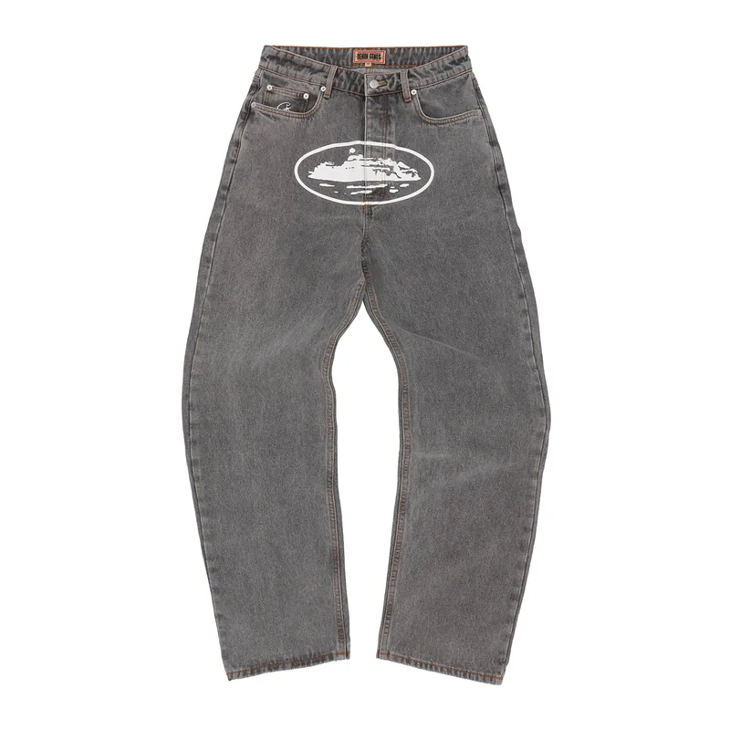 ISLAND BAGGY JEANS [LIGHT GREY]