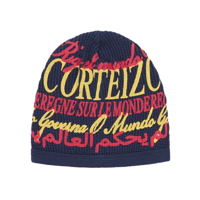 WORLDWIDE WAFFLE BEANIE [NAVY]