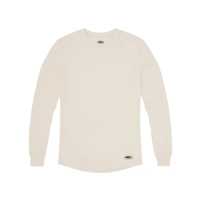 GUERILLAZ THERMAL LS TEE [CREAM], front view (1 of 3)
