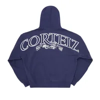 SUPERIOR ROYALE ZIP HOODIE [NAVY], back view (2 of 5)