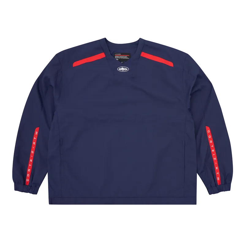 ROSSA WINDBREAKER [NAVY], front view (1 of 5)