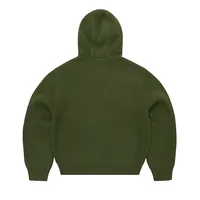 HUEY KNIT HOODIE [OLIVE], back view (2 of 4)