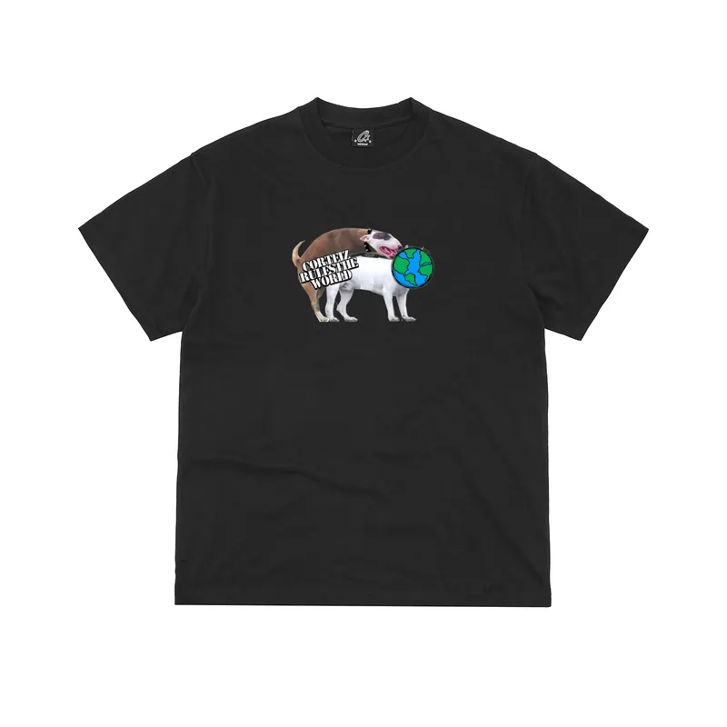 DOGGY TEE [BLACK], front view (1 of 2)