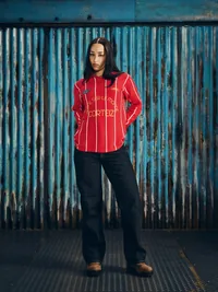 MONDE KNIT LS JERSEY [RED], side view (3 of 5)