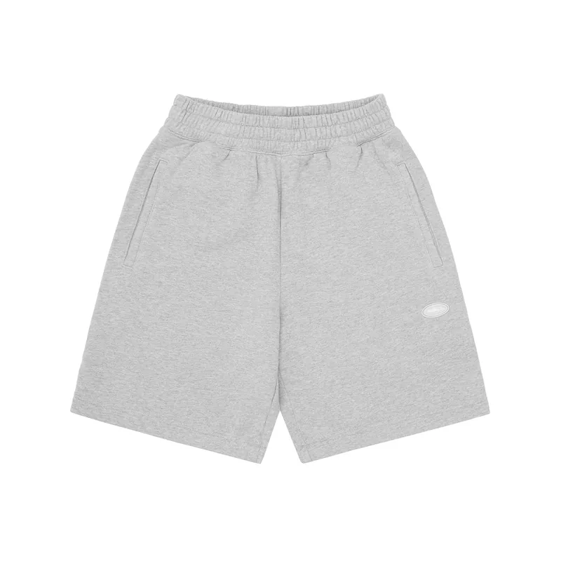 MINI ISLAND SWEATSHORT [HEATHER GREY], front view (1 of 4)