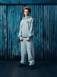 ALWEIZ SWEATPANT [HEATHER GREY] — detail (4 of 4)