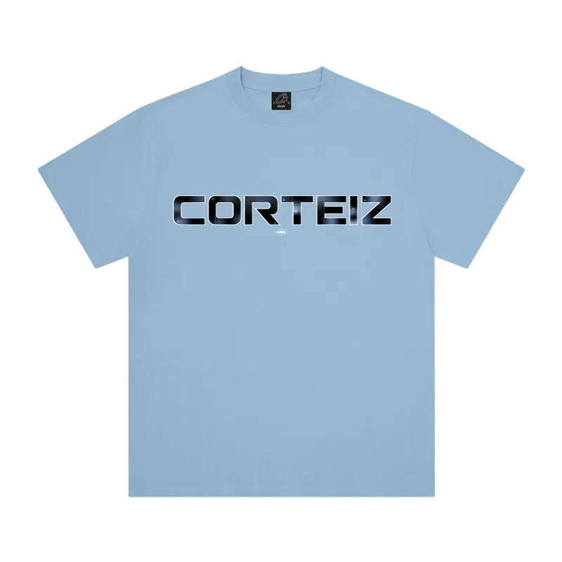 CROSSHAIRS TEE [BABY BLUE], front view (1 of 2)