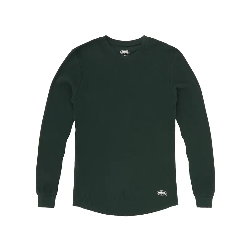GUERILLAZ THERMAL LS TEE [FOREST GREEN], front view (1 of 2)