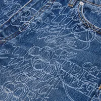 HANDWRITTEN BAGGY JEANS [MIDWASH INDIGO], side view (3 of 4)