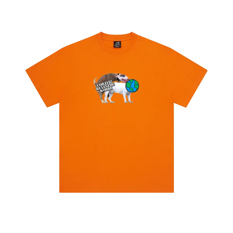 DOGGY TEE [ORANGE], front view (1 of 2)