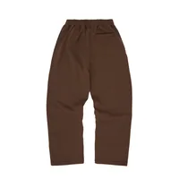 ISLAND PUFF PRINT OPEN HEM SWEATPANT [BROWN], back view (2 of 2)