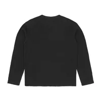 ISLAND WAFFLE THERMAL [BLACK], back view (2 of 2)