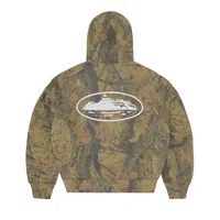 ISLAND PUFF PRINT ZIP HOODIE [FOREST CAMO], back view (2 of 3)