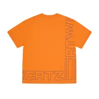 OUTLINE HEAVYWEIGHT TEE [ORANGE], back view (2 of 3)