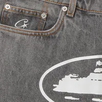 ISLAND DENIM SHORT [LIGHT GREY], side view (3 of 3)