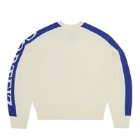VVS PANEL KNIT SWEATER [CREAM], back view (2 of 5)