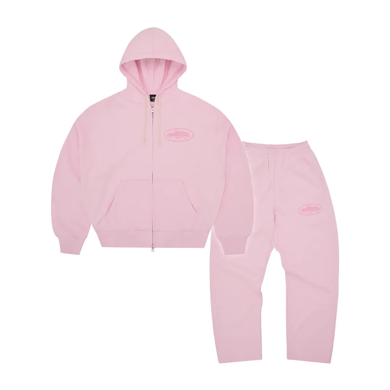ISLAND KNOCKOUT TRACKSUIT [PINK], front view (1 of 4)