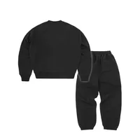 MINI ISLAND CREWNECK TRACKSUIT [BLACK], back view (2 of 3)