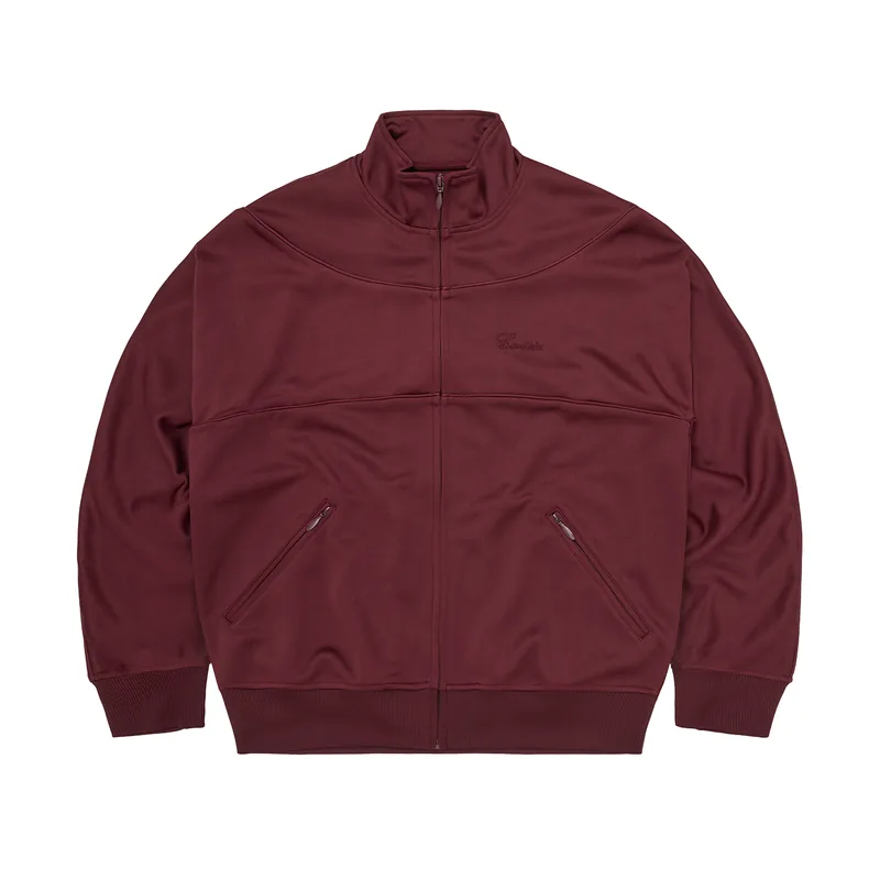 SPECIALE TRACK JACKET [BURGUNDY], front view (1 of 3)