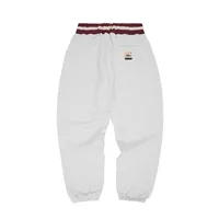 HMP STRIPE RIB SWEATPANT [LIGHT HEATHER], back view (2 of 5)