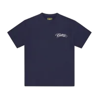 WRITE-OFF HEAVYWEIGHT TEE [NAVY], back view (2 of 2)