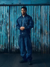 STRIKE DENIM JACKET [DARK WASH], detail (4 of 4)