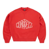 SOPHOMORE CREWNECK [RED], front view (1 of 3)