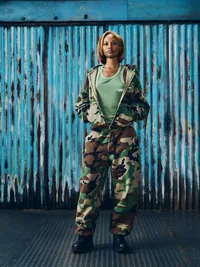 MINI ISLAND HOODIE TRACKSUIT [WOODLAND CAMO], close-up (5 of 5)
