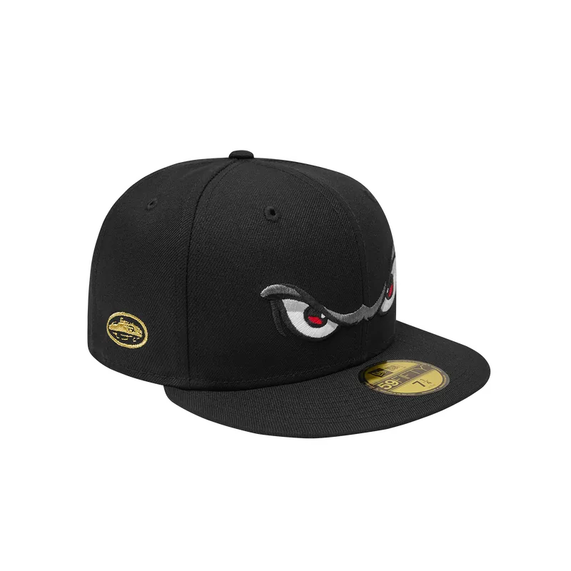 CORTEIZ STORM NEW ERA 59FIFTY FITTED CAP [BLACK] — front view (1 of 5)