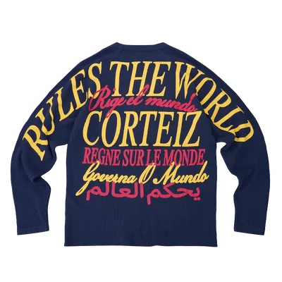 WORLDWIDE WAFFLE THERMAL [NAVY]