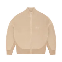VVS RIB KNIT ZIP UP [NATURAL], front view (1 of 5)