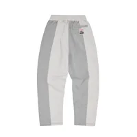 HMP CONTRAST OPEN HEM SWEATPANT [HEATHER GREY], back view (2 of 4)