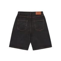 ISLAND DENIM SHORT [WASHED BLACK], back view (2 of 3)