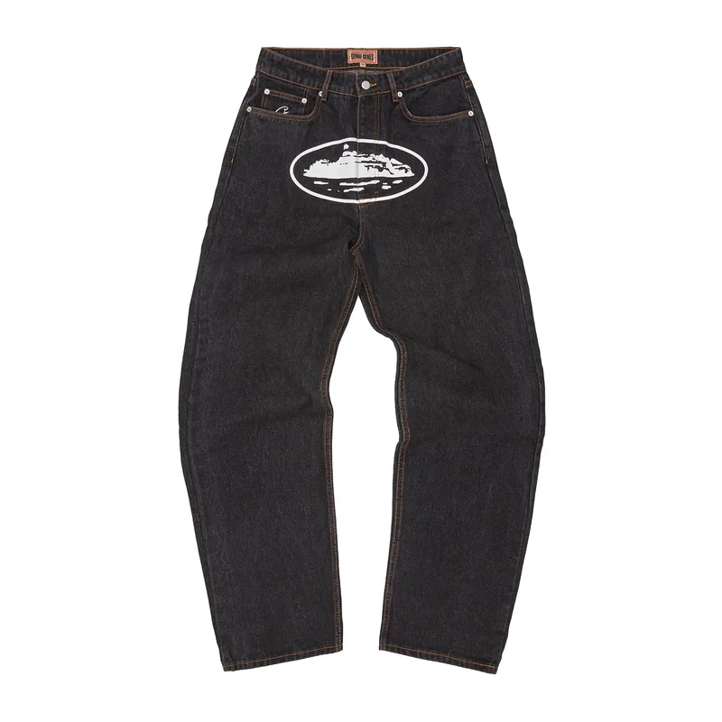 ISLAND BAGGY JEANS [WASHED BLACK]