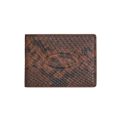 ISLAND LEATHER CARD HOLDER [BROWN SNAKE]