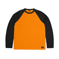 STENCIL RAGLAN LS [ORANGE/BLACK], back view (2 of 5)