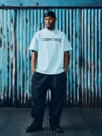 CROSSHAIRS TEE [BABY BLUE], back view (2 of 2)