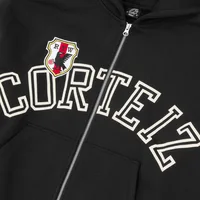 ARCH SHIELD ZIP HOODIE [BLACK], side view (3 of 3)