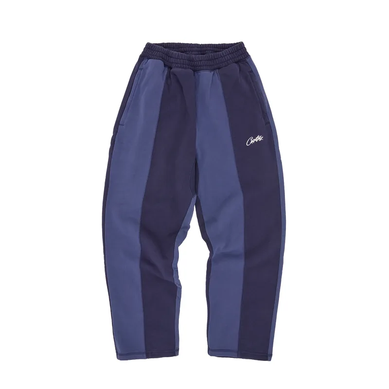 HMP CONTRAST OPEN HEM SWEATPANT [NAVY], front view (1 of 4)