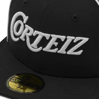 PIRATE RADIO NEW ERA FITTED CAP [BLACK/GREY], side view (3 of 4)